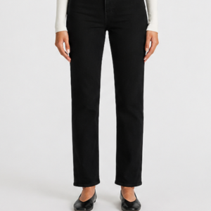 Midnight Classic Black Straight Jeans
