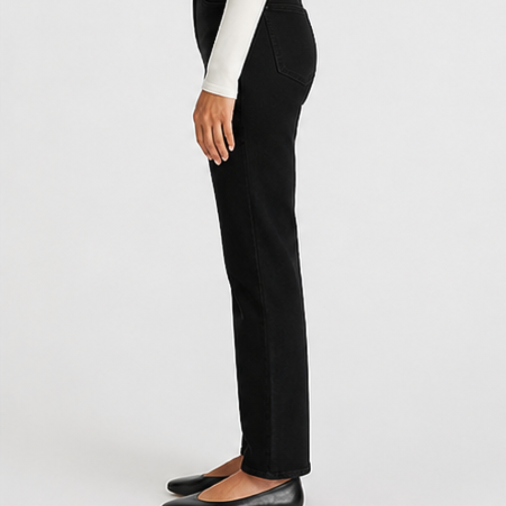 Midnight Classic Black Straight Jeans - Image 2