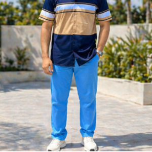 Royal Blue Relaxed Fit Casual