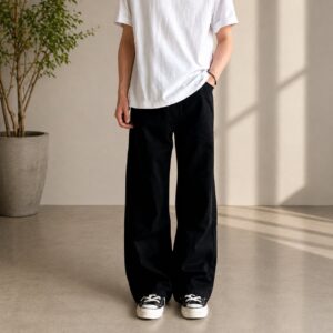 Signature  Black Baggy Jeans