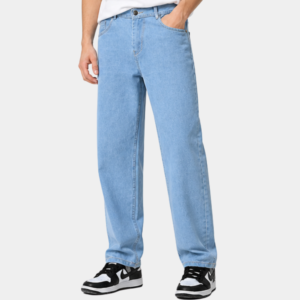Sky Blue Straight Fit Jeans